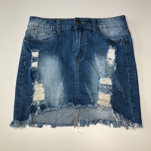 VIP Blue Jean Skirt Size S